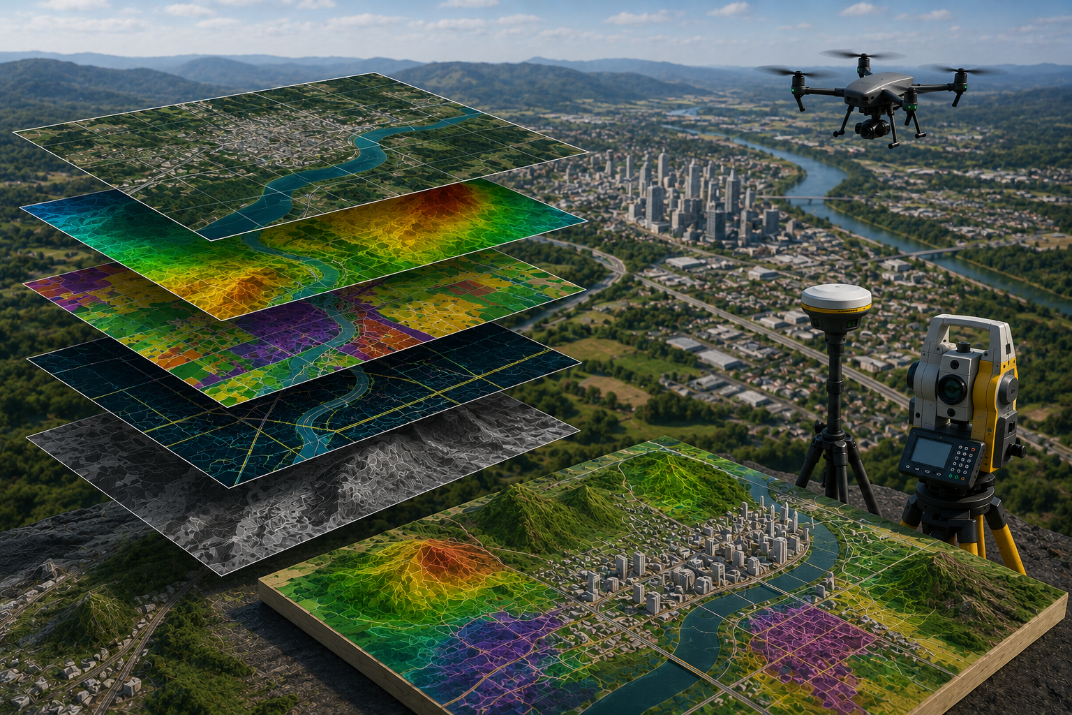GIS mapping and geospatial analysis