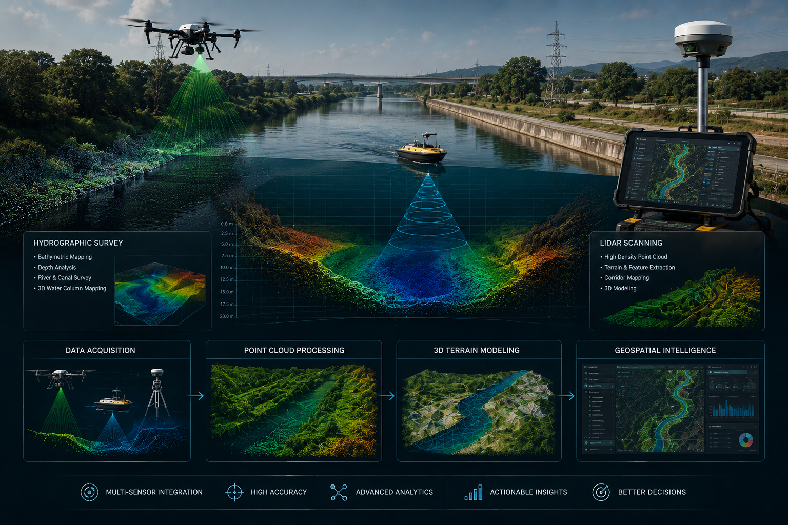 Hydrographic and waterbody survey