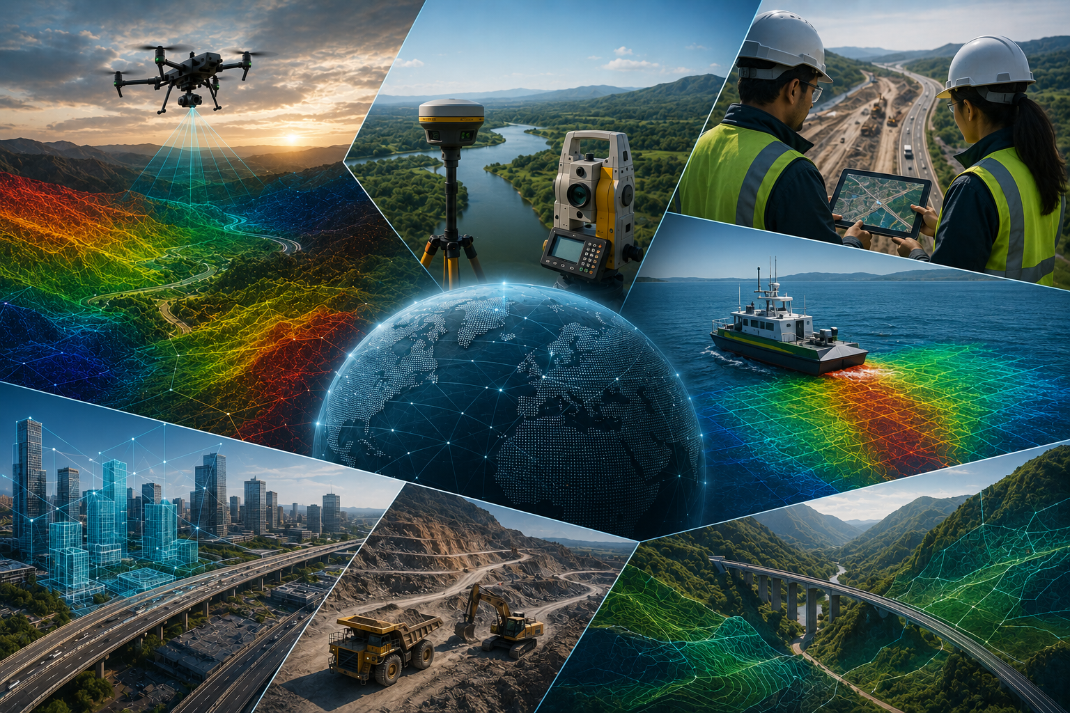 Survey engineering and infrastructure terrain analysis