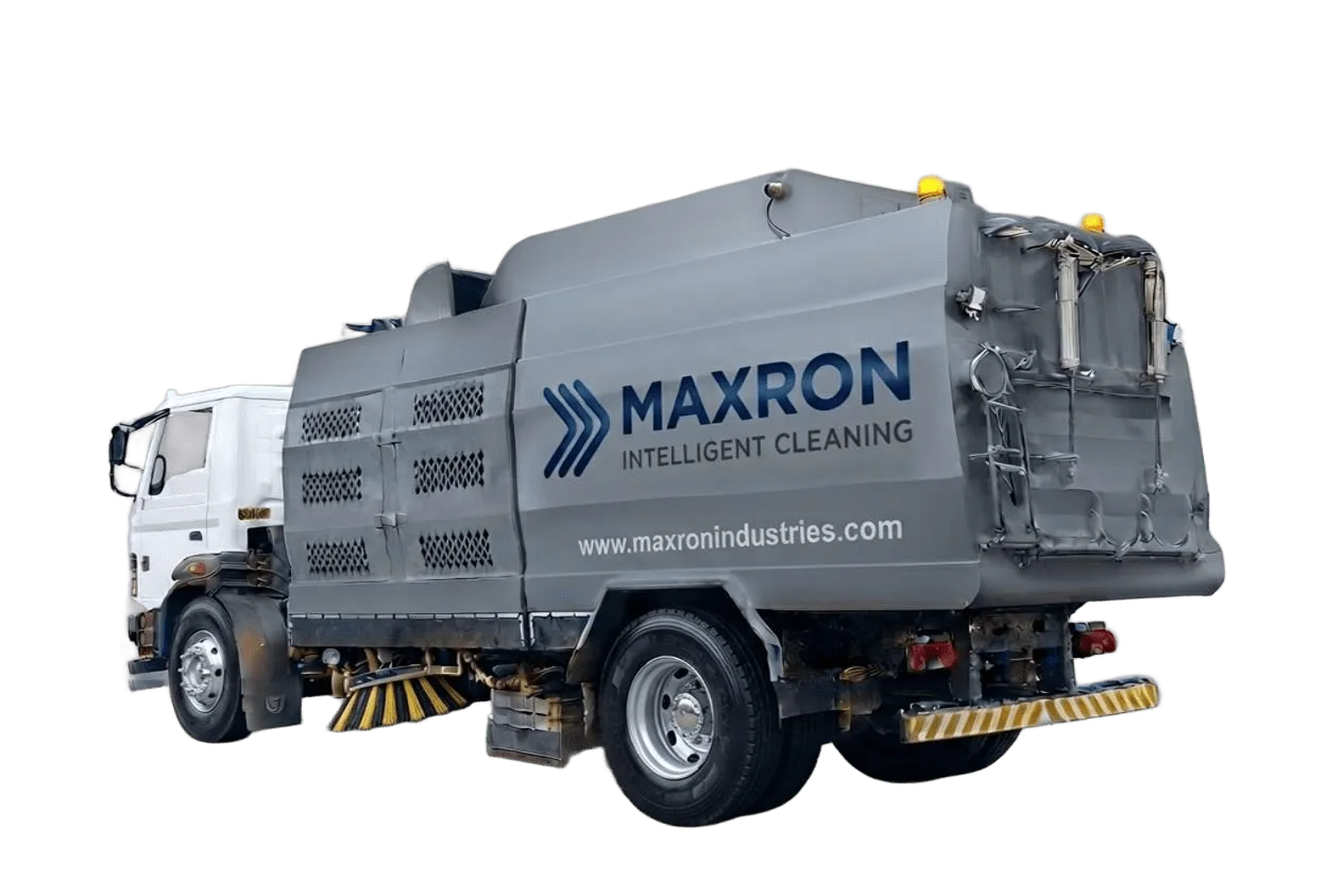 Maxron Truck Mounter Sweeper— request a quote for industrial floor cleaning equipment
