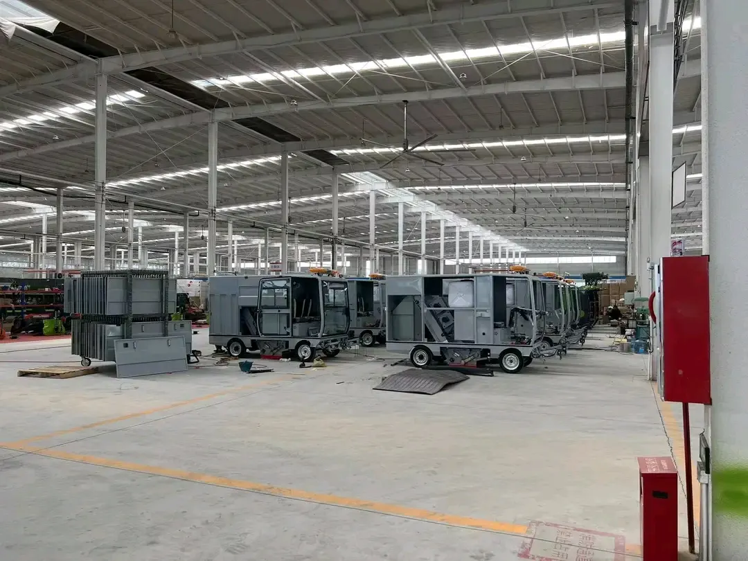 Maxron factory floor scrubber equipment for manufacturing plant cleaning