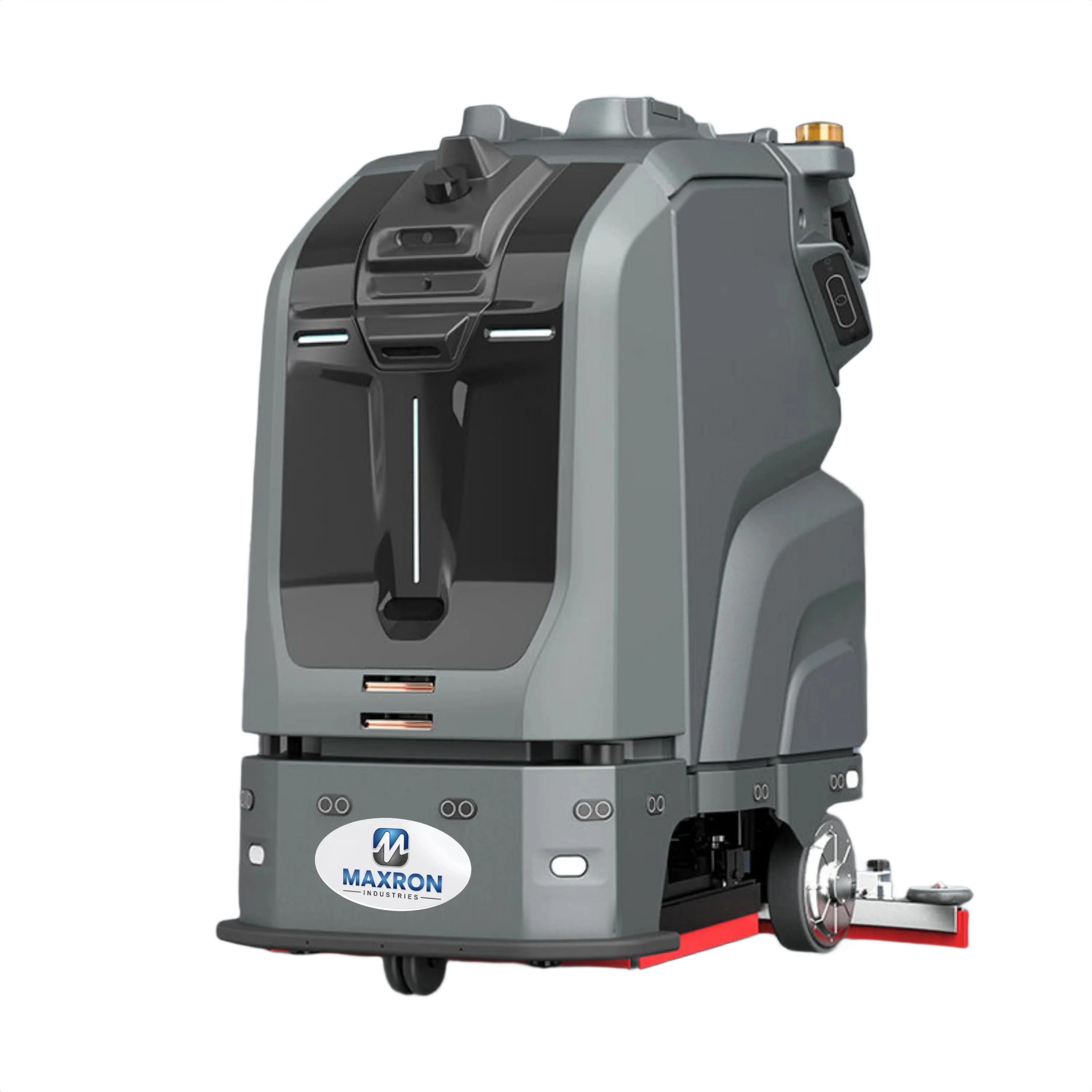 Maxron MX robotic floor scrubber studio three-quarter autonomous cleaner